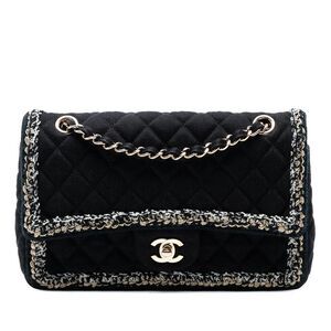 Chanel Medium Classic Denim Braided Single Flap